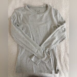 Abercrombie & Fitch Essential Long-Sleeve Tuckable Baby Tee